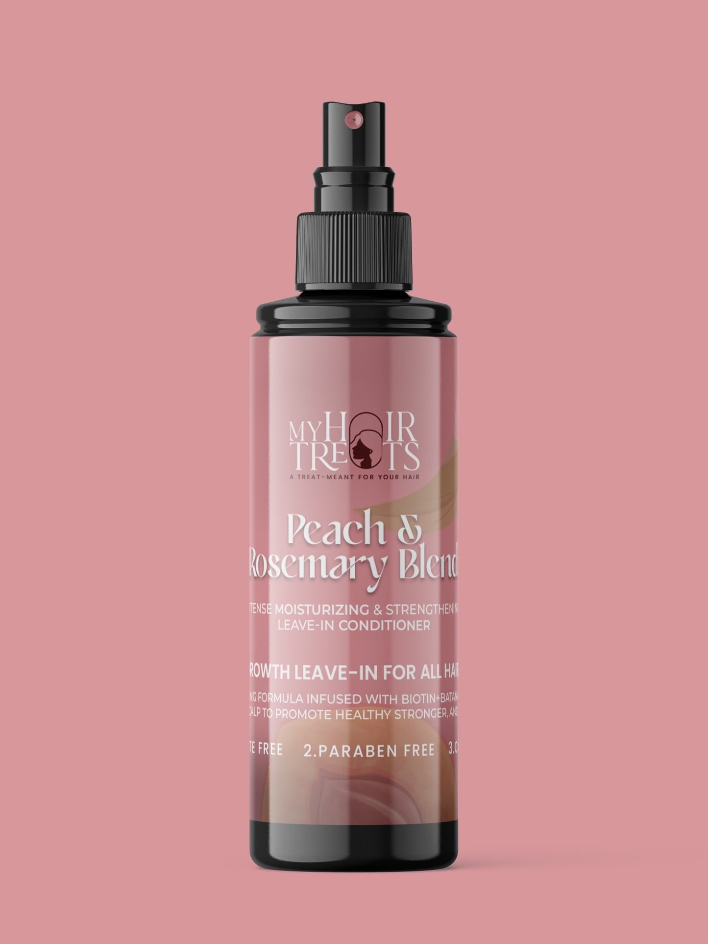 Peach & Rosemary Blend Leave in Moisturizing Spray