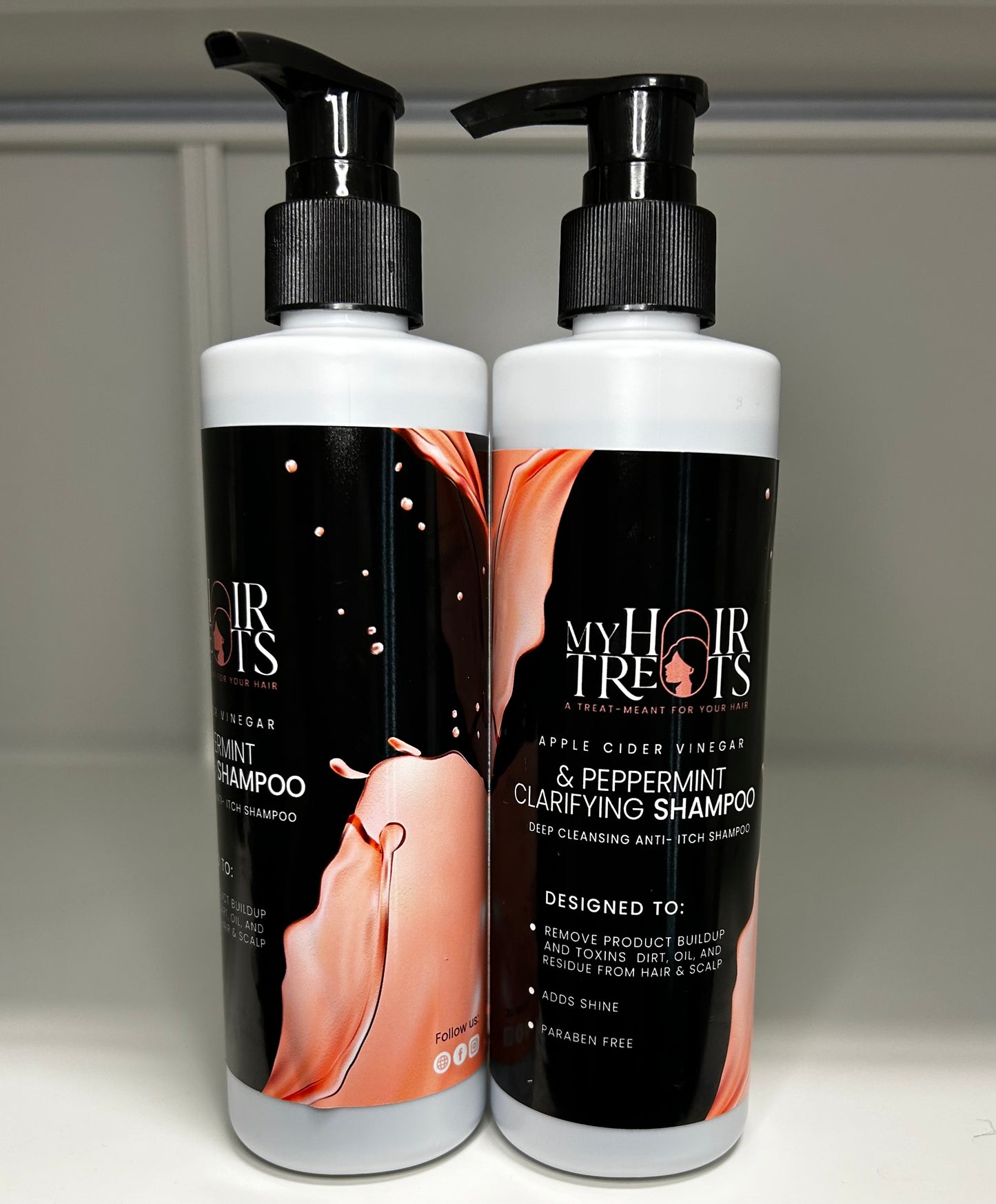 Apple Cider Vinegar & Peppermint Clarifying Shampoo